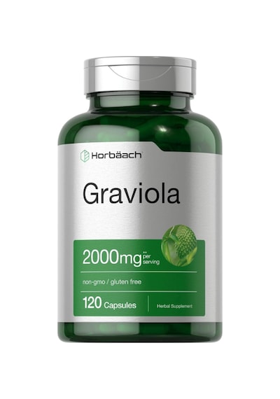 Horbäach Graviola Extract 2000 Mg 120 Capsules.usa.4037