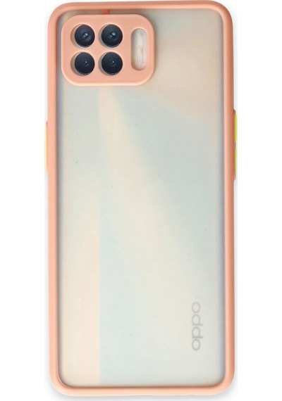 Cosmotex Newface Oppo Reno 4 Lite Kılıf Montreal Silikon Kapak - Pembe
