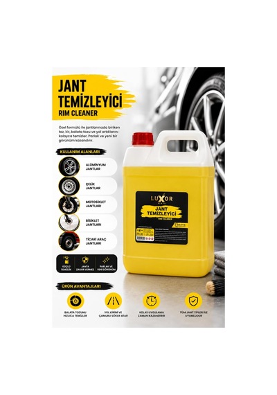 Tr Jant Temizleyici, 5 Lt, Araba, Motor Ve Traktör İle Uyumlu Kkjanttemizleme5lt058