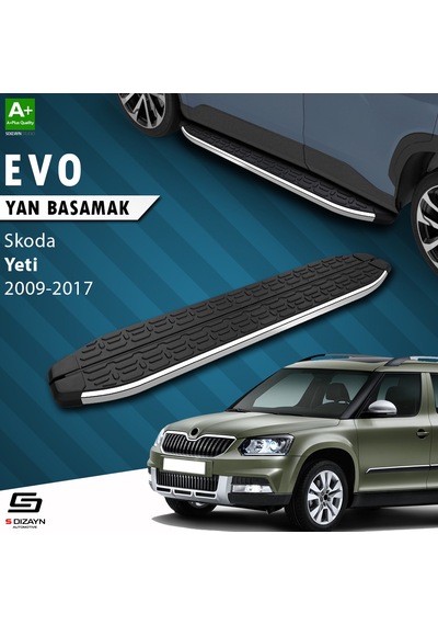 S-dizayn Skoda Yeti Evo Krom Yan Basamak 173 Cm 2009-2017