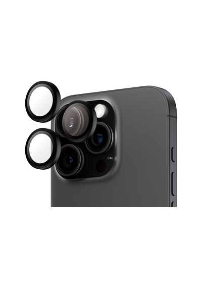 Panzerglass Hoops Apple Uyumlu iPhone 16 Pro 16 Pro Max 17 Pro Siyah Kamera Lens Koruyucu