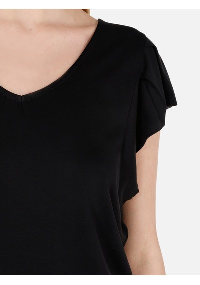 Colin's Colins Siyah Kadın Tshirt K.kol Cl1070868 Q1.v1 Blk Siyah