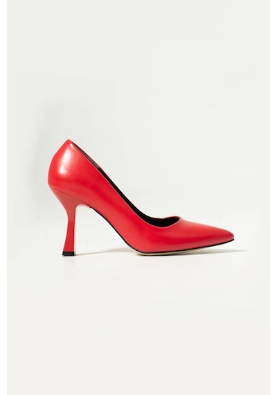 Preshley Kadın Samba Kırmızı Stiletto 9 Cm Topuklu Ayakkabı-kırmızı Kırmızı Preshley Kadın Samba Kırmızı Stiletto 9 Cm Topuklu Ayakkabı-kırmızı Kırmızı