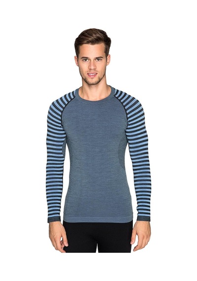 Thermoform Ultimate Merıno Erkek Seamless Termal Sweatshirt - Hzt14030-8623 Mavi