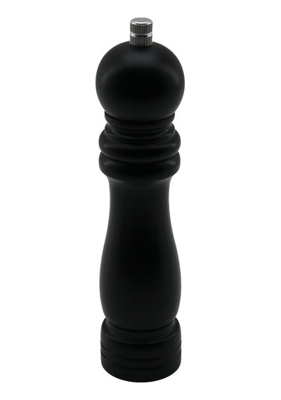 İbico İ22-257 Tuz Ve Baharat Öğütücü Uzunluk: 19.5cm Büyük Çap: 4.5cm Siyah Ahşap Diğer