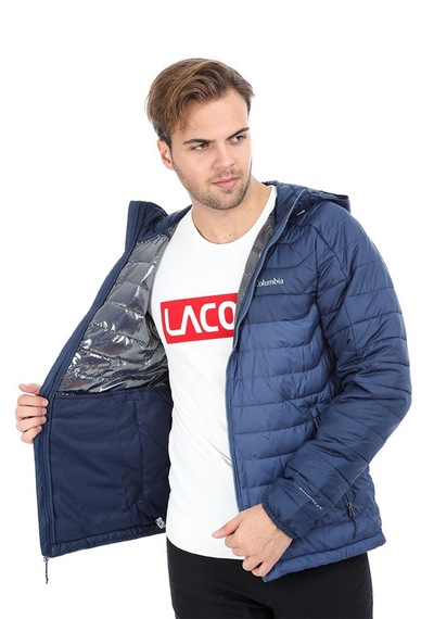 Columbia White Out Iı Hooded Omni-heat Erkek Mont Xo0477-478 Lacivert