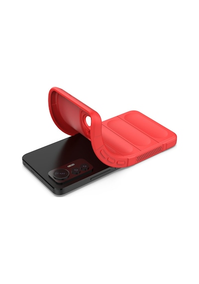 Xiaomi Mi 12 Lite Uyumlu Kılıf Optimum Silikon - Kırmızı