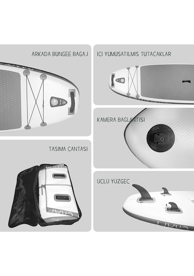 Bant Craft Exp10.6 Paddle Board 320x86x15- Sup Board - Şişme Kürek Sörfü Seti