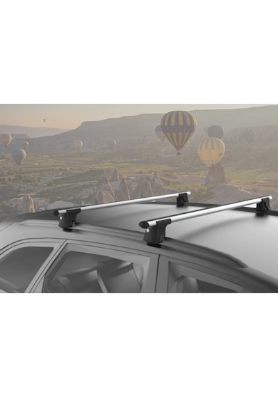 Mg Hs Suv 2022 Sonrası İçin Portbagaj Taşıyıcı / Kilitli Tavan Barı 2li Set Gri