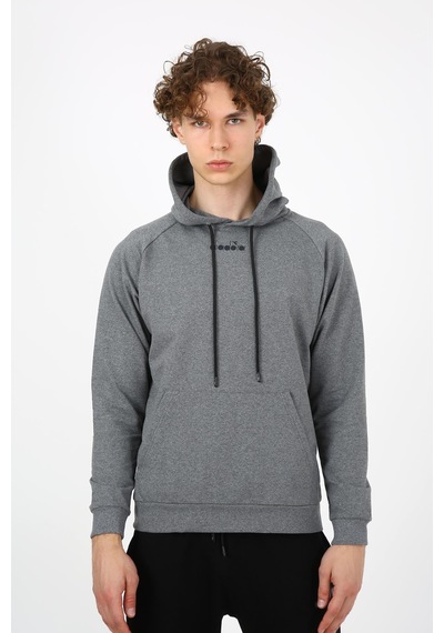 Diadora 176426-75146 M Lifestyle Hoody Erkek Sweatshirt Antrasit