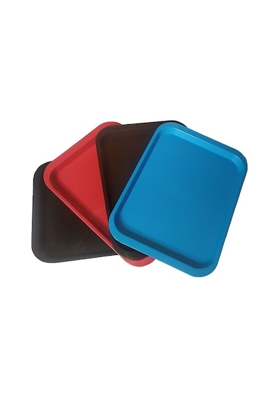 25 Adet Kırılmaz ve Kaydırmaz Lüx Servis Tepsisi 35.5 X 26.5 CM