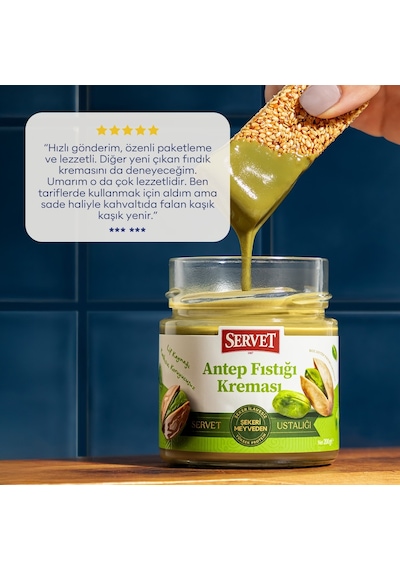 Servet Şekeri Meyveden Antep Fıstığı Kreması 200g