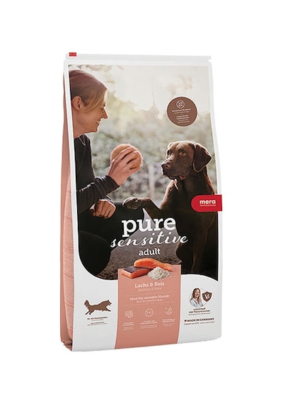 Mera Pure Sensitive Medium Maxi Somonlu ve Pirinçli Yetişkin Köpek Maması 4 KG