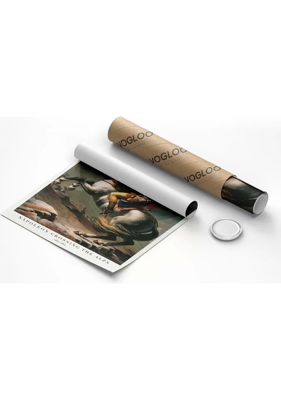 Çerçevesiz Poster Jacques Louis David Napolyon Alpleri Geçerken