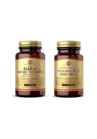 Solgar Ester-C Plus 1000 Mg 30 Tablet Solgar Vitamin B12 1000 Mcg