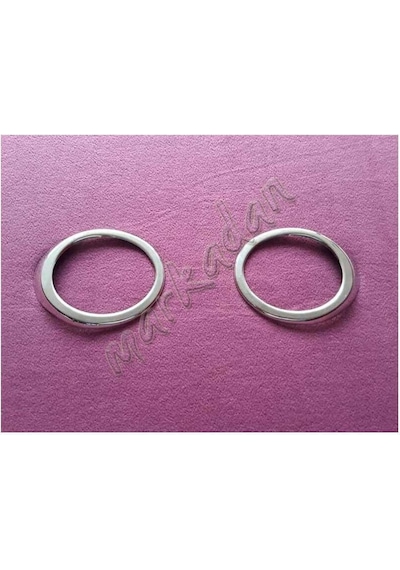 WOC Chrome Fiat Doblo Krom Sis Farı Çerçevesi 2006-2012 2 Parça P