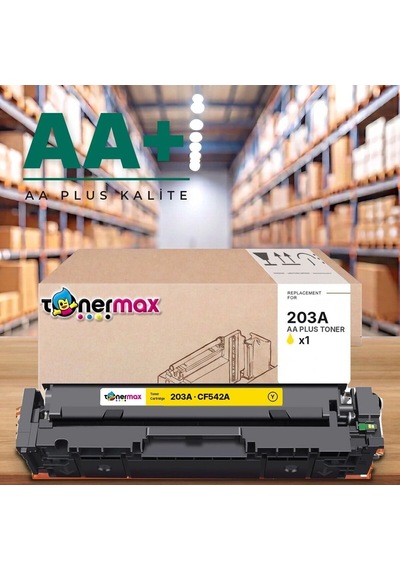 Hp 203a Cf542a Sarı Uyumlu Toner Aa Plus / Color Laserjet Pro M254 / M280 / M281