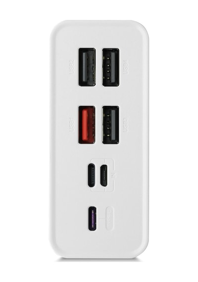 30.000 Mah Pd 22,5w Dahili Kablolu Powerbank Qc30s BEYAZ