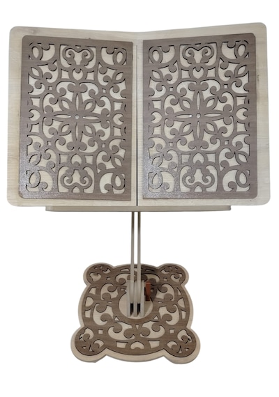 Kuran-ı Kerim Okuma Rahlesi Yükseklik Ayarlı Tam Boy 88 Cm Kitap Okuma Standı 44x31 Cm Kitap Yeri
