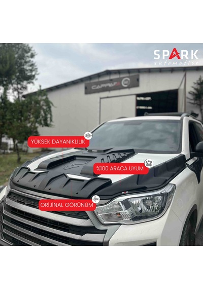 Ssangyong Musso 2021- Yılı Ve Sonrası Uyumlu Ön Kaput Scoop