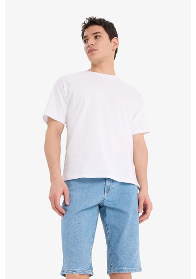 DeFacto Regular Fit Jean Bermuda Şort A4805AX25SMNM39