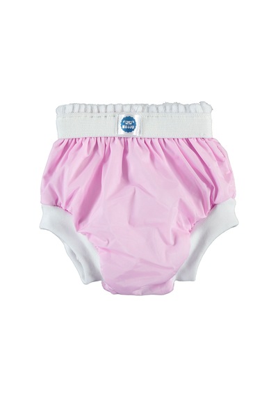 Kujju 2'li Alıştırma Külodu 1 Yaş 10-14 Kg Pembe-Beyaz