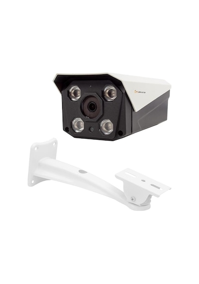 Powermaster Pm-19419 3 Mp 4 Atom Led Ipc Metal Kasa Poe Siz Ip Bullet Kamera + Kamera Ayağı