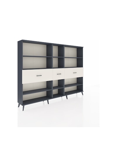 Arges Dolap 9 Raflı 3 Çekmeceli 220x30x163 Antrasit-antrasit/aytaşı Antrasıt/aytası - Antrasıt Arges Dolap 9 Raflı 3 Çekmeceli 220x30x163 Antrasit-antrasit/aytaşı Antrasıt/aytası - Antrasıt