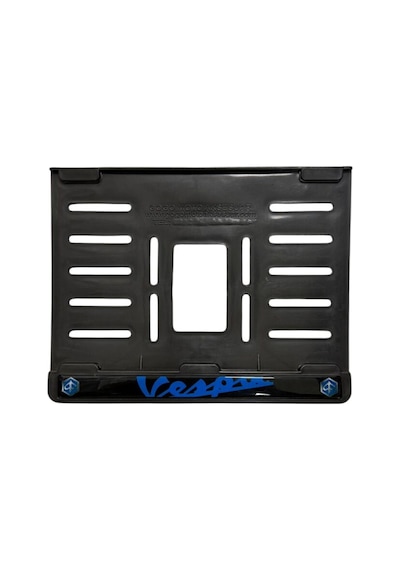 Vespa Uyumlu Mavi Plastik 15x24 Cm Kırılmaz Plakalık