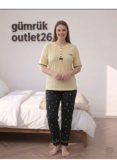 Vinetta Pijama Sarı