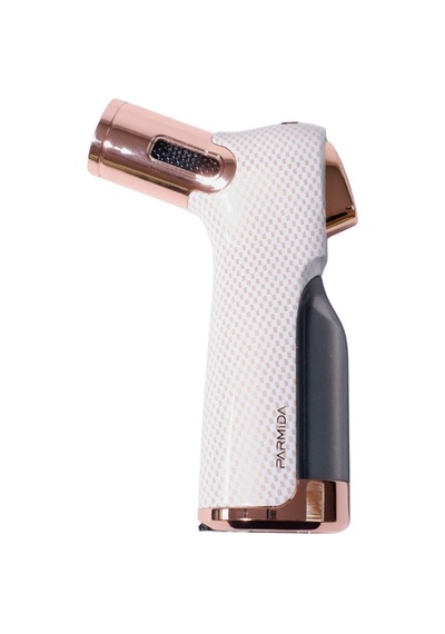 Parmida 4 Torch Pürmüz Beyaz Masa Tipi Puro Çakmağı - Tr8946