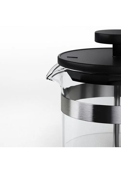 Sumuhome Upphetta French Press Paslanmaz Çelik Siyah 1 Lt Siyah