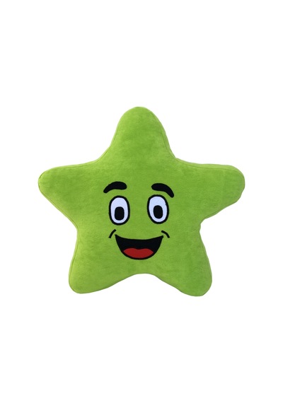 Yeşil Yıldız Peluş Yastık