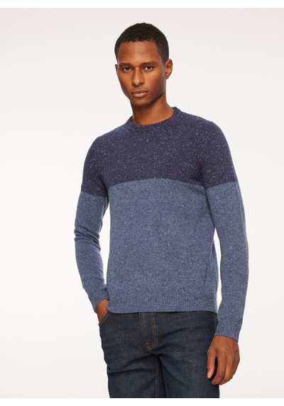 Fred Mello Bisiklet Yaka Slim Fit Lacivert Erkek Kazak Fm23w58mg