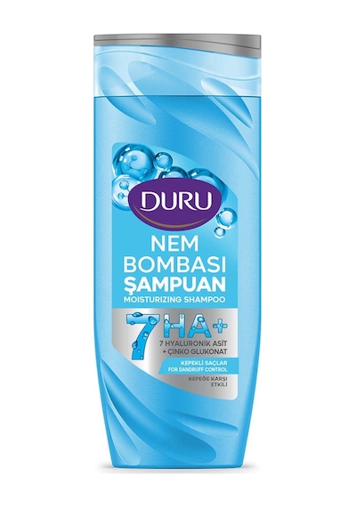 Duru Nem Bombası Kepeğe Karşı Etkili Şampuan 600 Ml 3 Adet