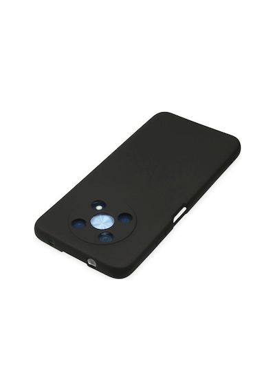 Huawei Nova Y90 Kılıf Nano İçi Kadife Silikon - Siyah Çr