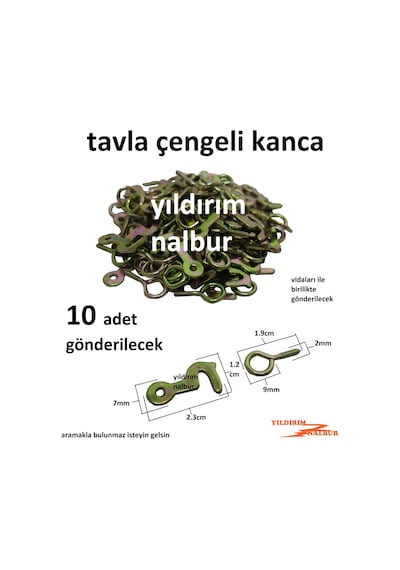 Tavla Kilidi Tavla Çengeli Kancası Kutu Kancası Hobi Kutu Kilidi