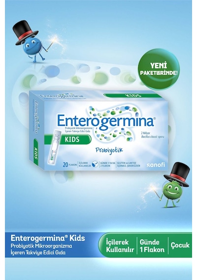 Enterogermina Kids Probiyotik 20 Flakon