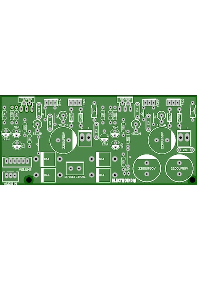 100 Watt 2 Kanal Stereo Amfi Ses Devre Kartı