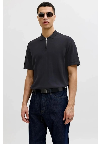 Jack & Jones Erkek Polo Yaka T Shirt 12288260 Siyah