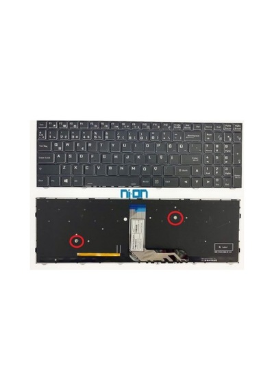 Monster A5 V16.7 A5 V17.4 A5 V17.3 V17.2 V17.1 Notebook Klavye Siyah Rgb Aydınlatmalı Tr Aydınlatmalı