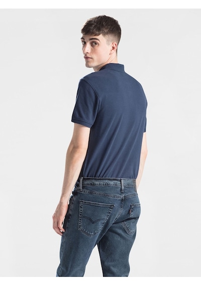 Levi's Erkek Relaxed Fit Polo Yaka Lacivert T-shirt - A0229-0008 Lacivert