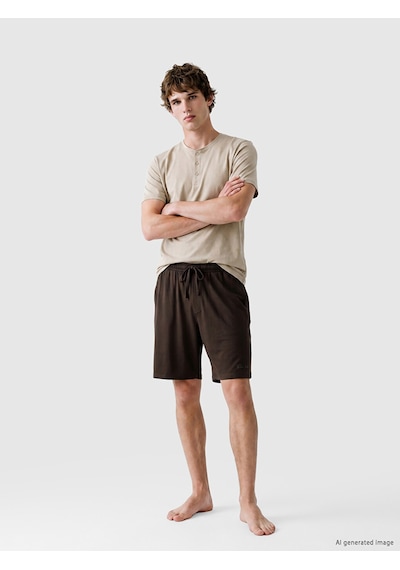 Lc Waikiki Lc Waıkıkı Kahverengi Slim Fit Erkek Şort