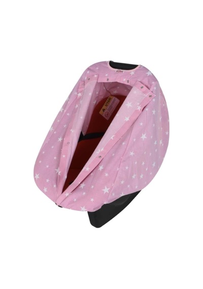 Sevi Bebe Ana Kucağı Örtüsü Art-237 Pembe-Yıldız /