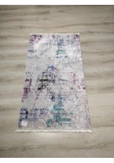 Yamalıhome Bambu Halı B1026 Mürdüm Mavi 80X140 Cm Pratik Halı