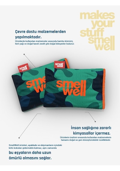 Smellwell Active Camo Green
