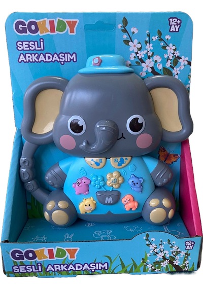Gokidy Sesli Arkadaşım Gri Fil