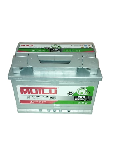 Mutlu Efb Start-stop 12 V 72 Ah 720 A En Akü