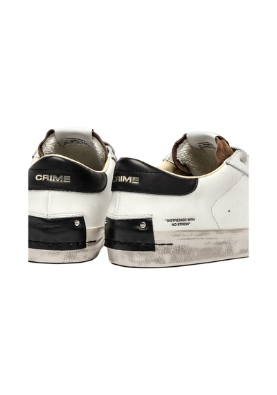 Sneaker Günlük Erkek 11072aa8 Crime London Dıstressed 2.00 White Beyaz