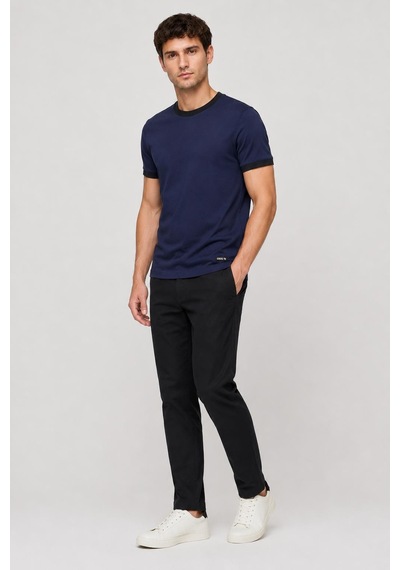 Alexandergardi Yaka Detaylı T-shirt Lacivert